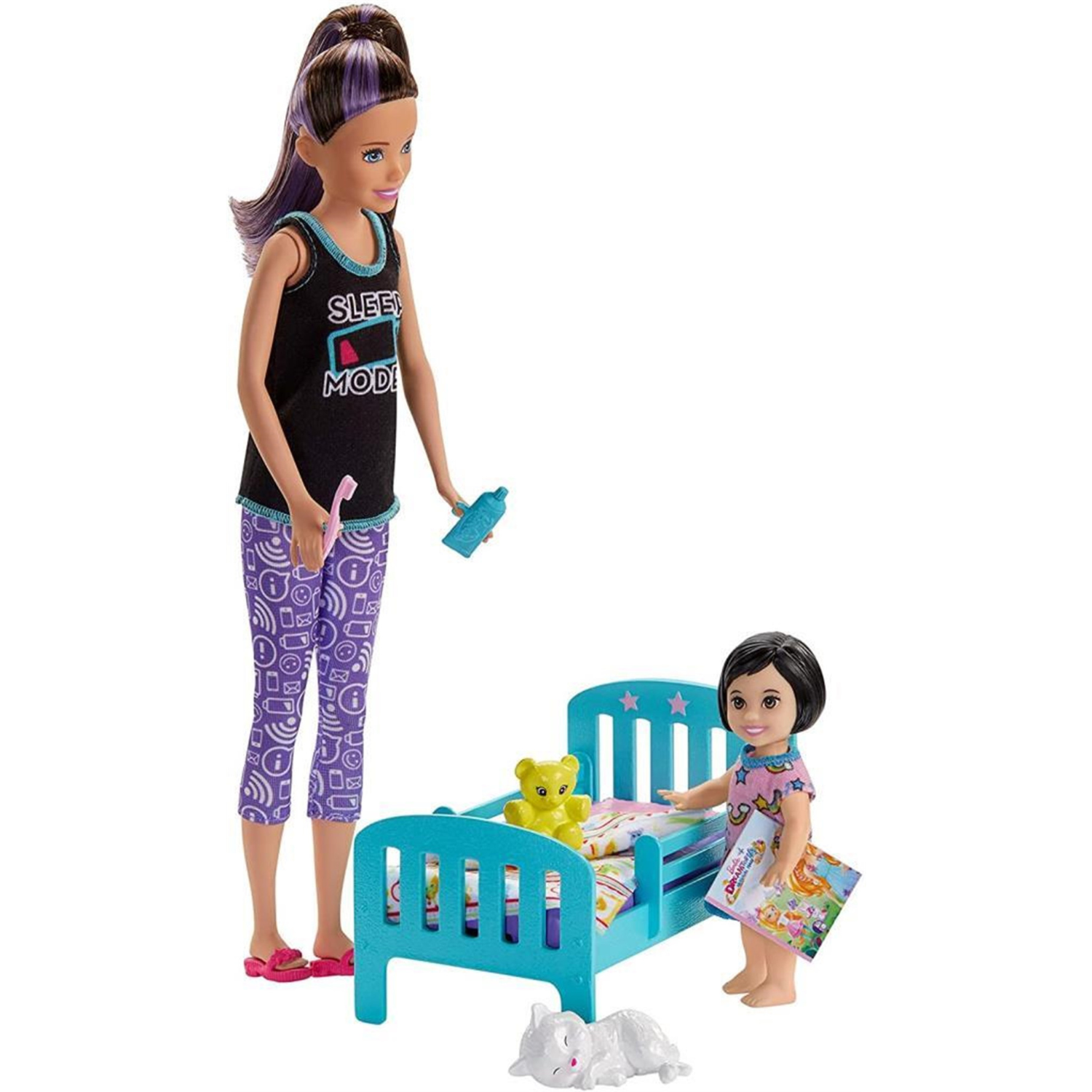 Barbie Bebek Bakıcısı Bebeği ve Aksesuarları Oyun Setii FHY97-GHV88 | Toysall