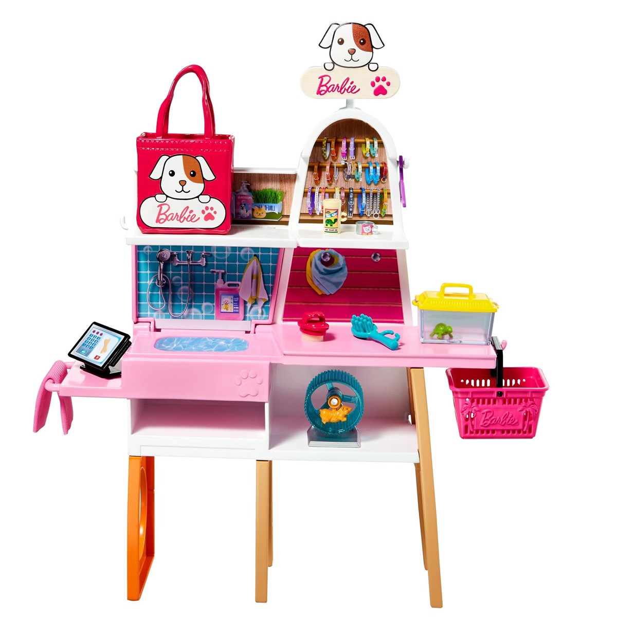 Barbie Bebek ve Evcil Hayvan Dükkanı Oyun Seti  GRG90 | Toysall