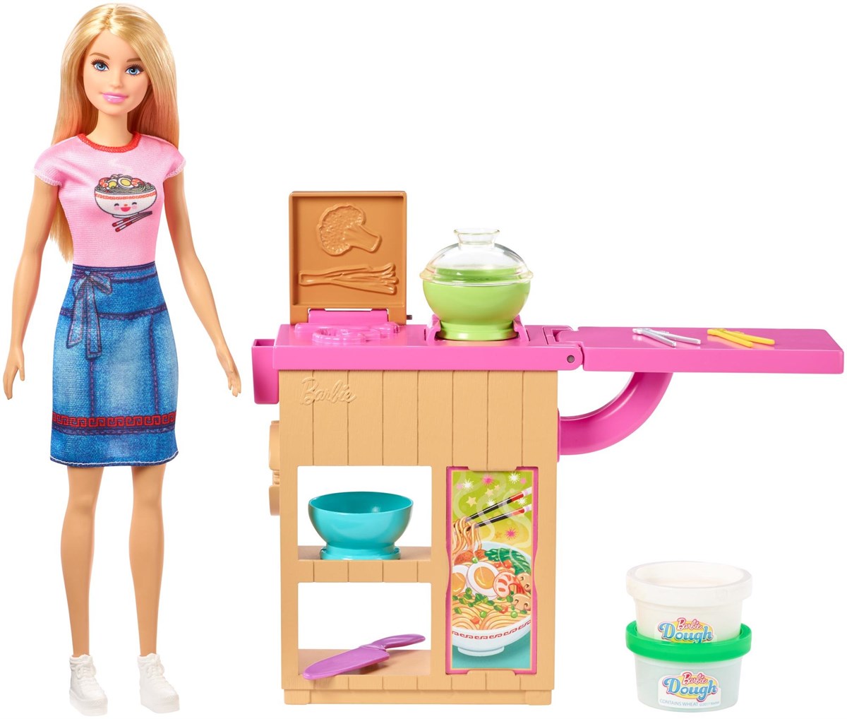 Barbie Noodle Yapıyor Oyun Seti GHK43 | Toysall