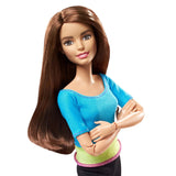 Barbie Sonsuz Hareket Bebeği Kumral Siyah Taytlı DJY08