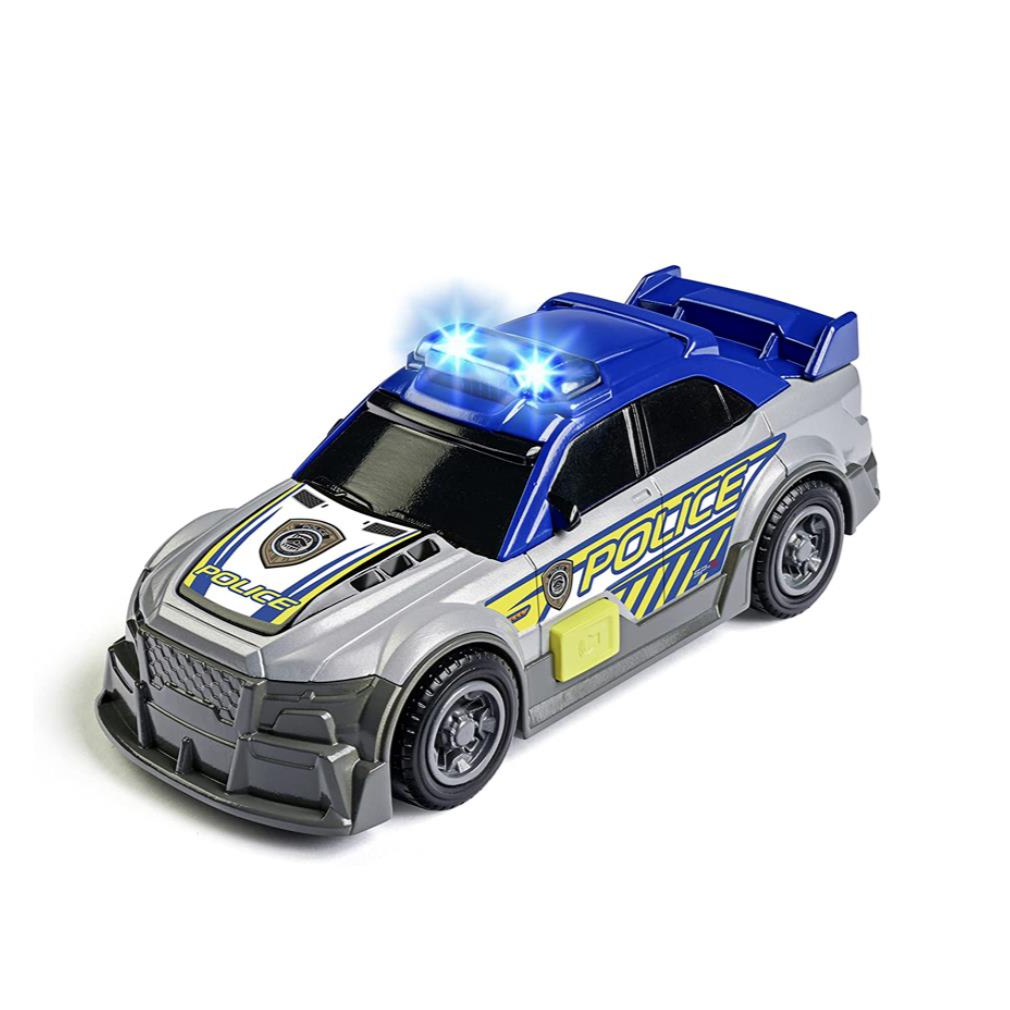 Dickie Polis Arabası, Sesli ve Işıklı, Açılabilir Bagajlı, 15 cm  203302030 | Toysall