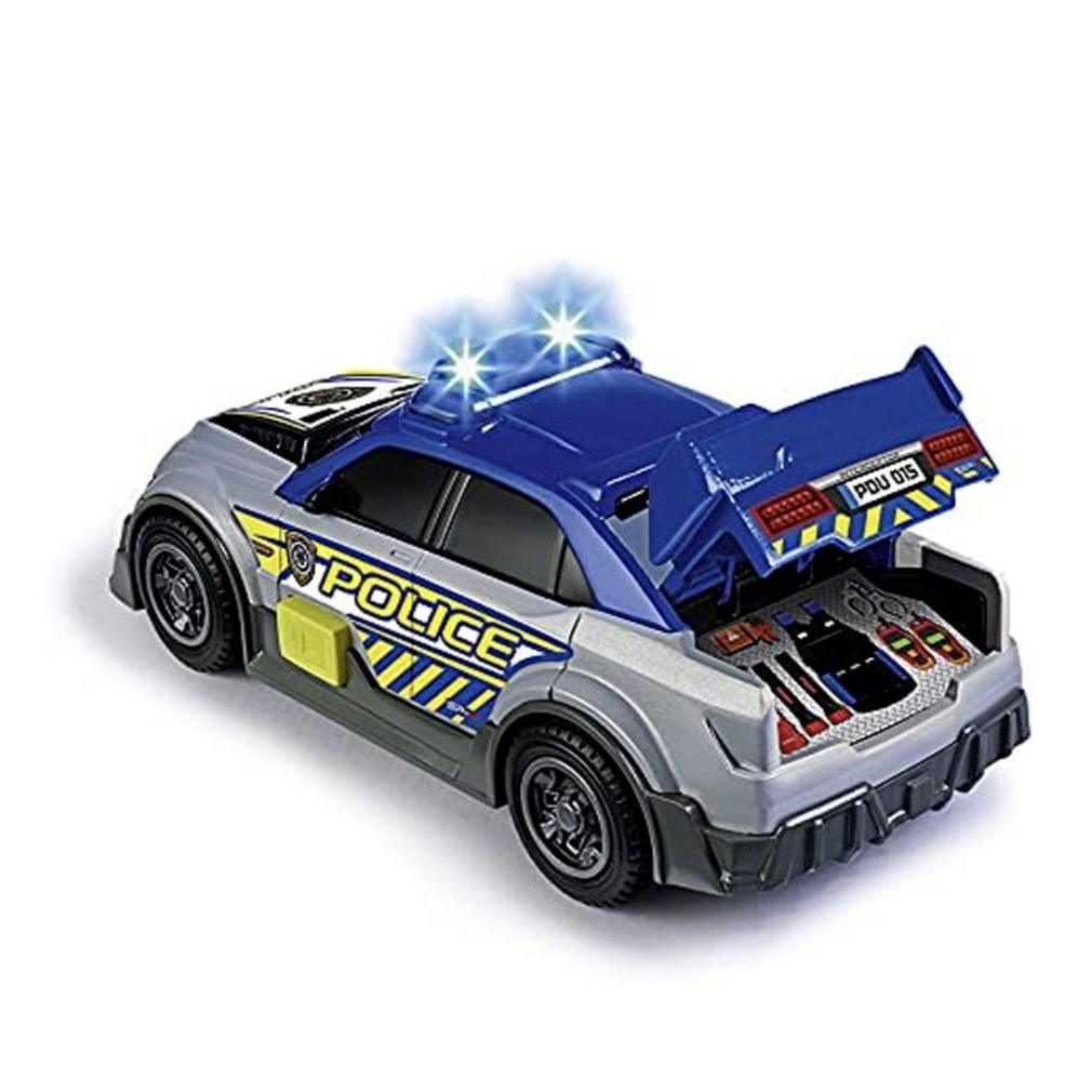 Dickie Polis Arabası, Sesli ve Işıklı, Açılabilir Bagajlı, 15 cm  203302030 | Toysall