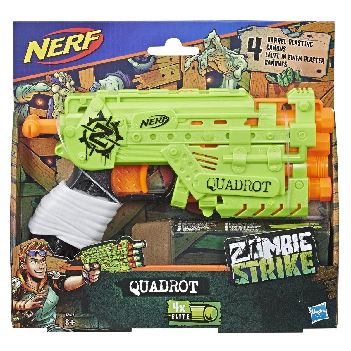 Nerf Zombie Strike Quadrot E2673 | Toysall