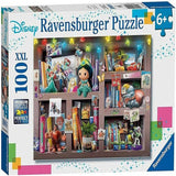 Ravensburger 100 Parça Puzzle Walt Disney Kitaplık 104109