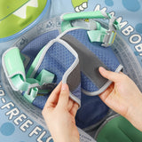 Mambobaby Yüzme Simidi - Dino Jaw, Emniyetli, Gölgelikli ve Ayak Destekli