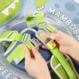 Mambobaby Yüzme Simidi - Dino Jaw, Emniyetli, Gölgelikli ve Ayak Destekli