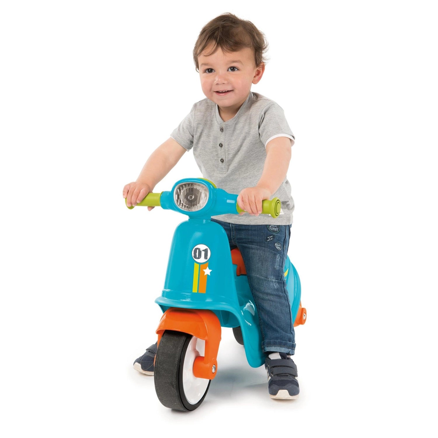 Smoby Bingit Scooter Motor - Mavi Turuncu 721001 | Toysall