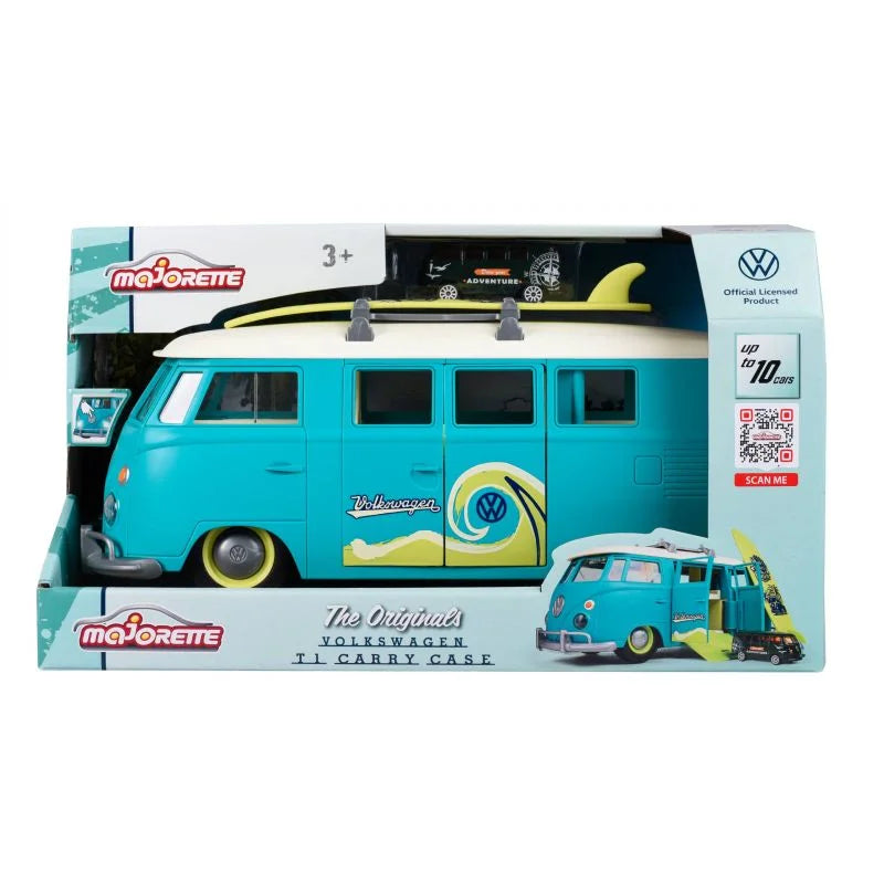 Majorette The Originals Volkswagen T1 Carry Case Işıklı Karavan 212055010 | Toysall