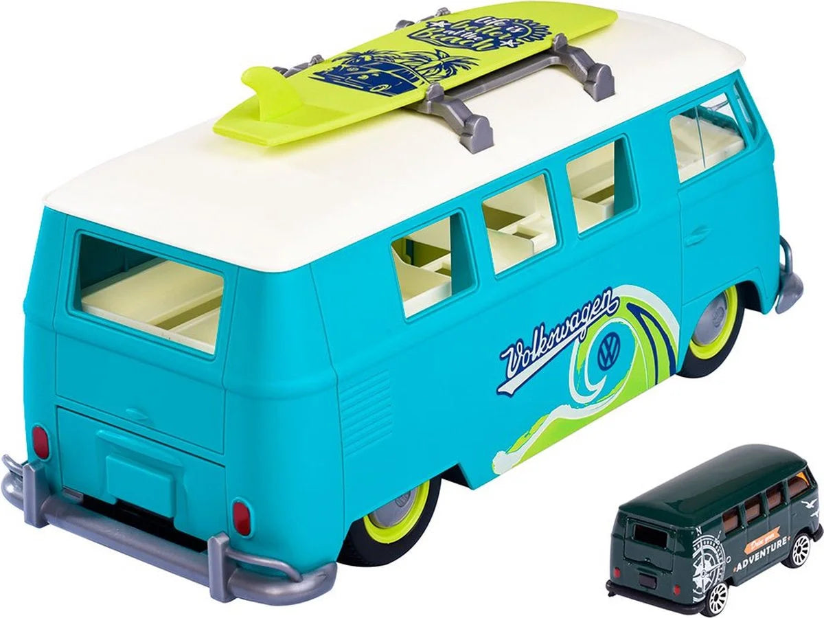 Majorette The Originals Volkswagen T1 Carry Case Işıklı Karavan 212055010 | Toysall