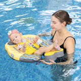 Mambobaby Yüzme Simidi - Yellow Colorfish,  Emniyetli, Gölgelikli ve Ayak Destekli
