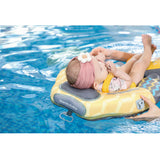 Mambobaby Yüzme Simidi - Yellow Colorfish,  Emniyetli, Gölgelikli ve Ayak Destekli