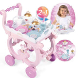 Smoby Disney Prenses Servis Arabası, Çay ve Kahvaltı Oyun Seti 312502 | Toysall