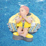 Mambobaby Yüzme Simidi - Yellow Colorfish,  Emniyetli, Gölgelikli ve Ayak Destekli