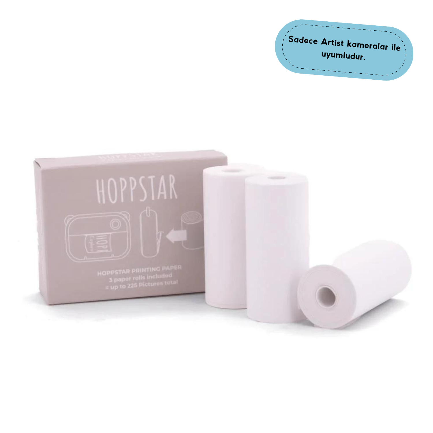 Hoppstar Kağıt Rulo 3'lü Paket 76899