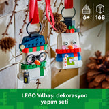 Lego Icons Kardan Adam Süsleri 40812