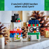 Lego Icons Kardan Adam Süsleri 40812