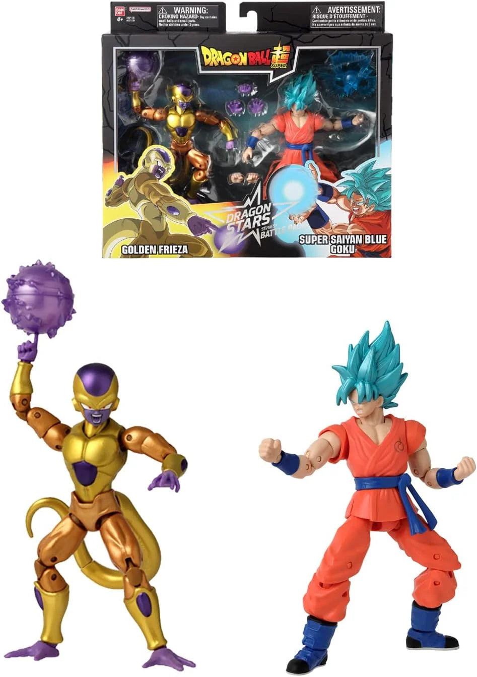 Dragon Ball Super Saiyan Blue Goku vs Golden Frieza Mücadele Paketi 37169 | Toysall