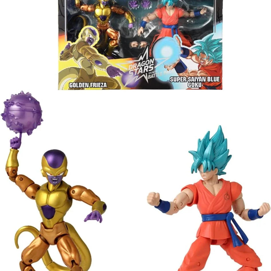 Dragon Ball Super Saiyan Blue Goku vs Golden Frieza Mücadele Paketi 37169 | Toysall