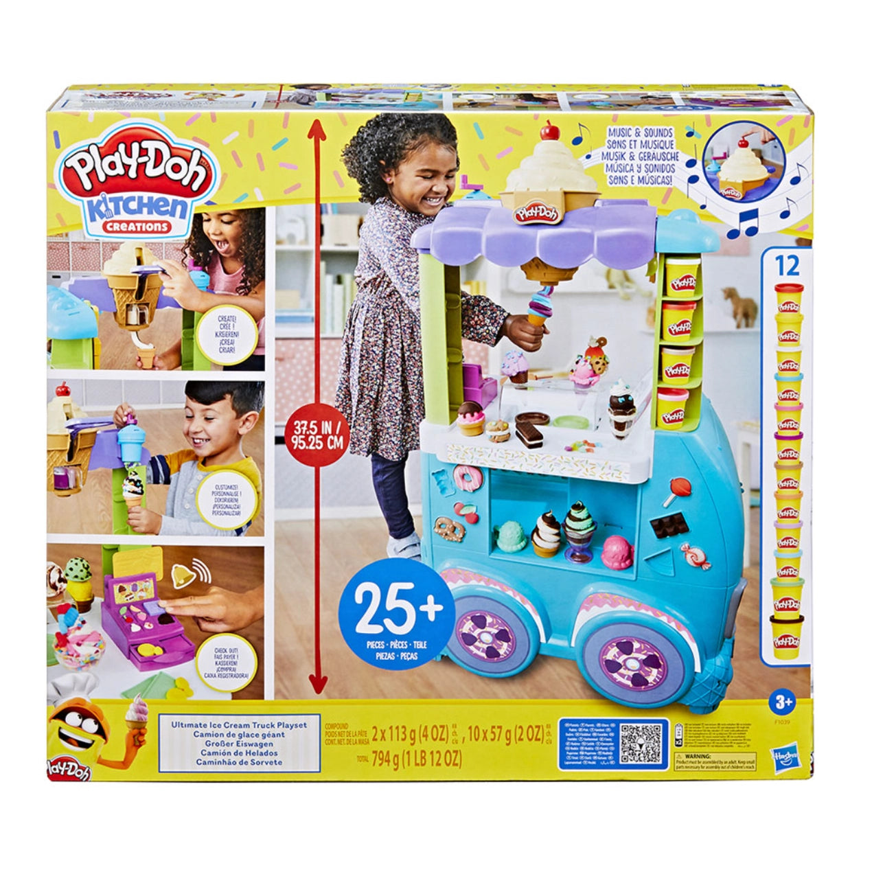 Play-Doh Dev Dondurma Arabam F1039 | Toysall