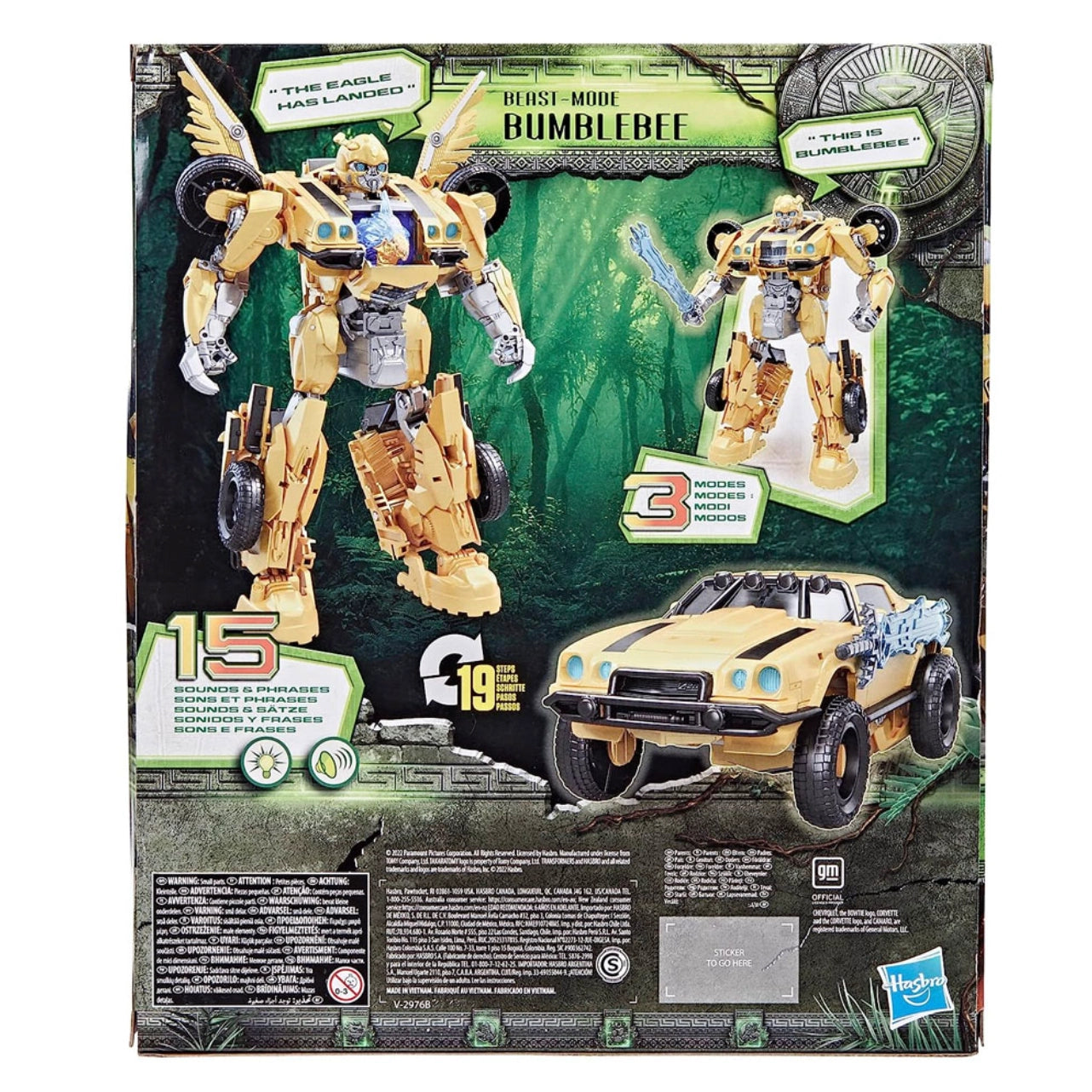 Transformers Rise Of The Beasts Beast Mode Bumblebee Figür F4055 | Toysall