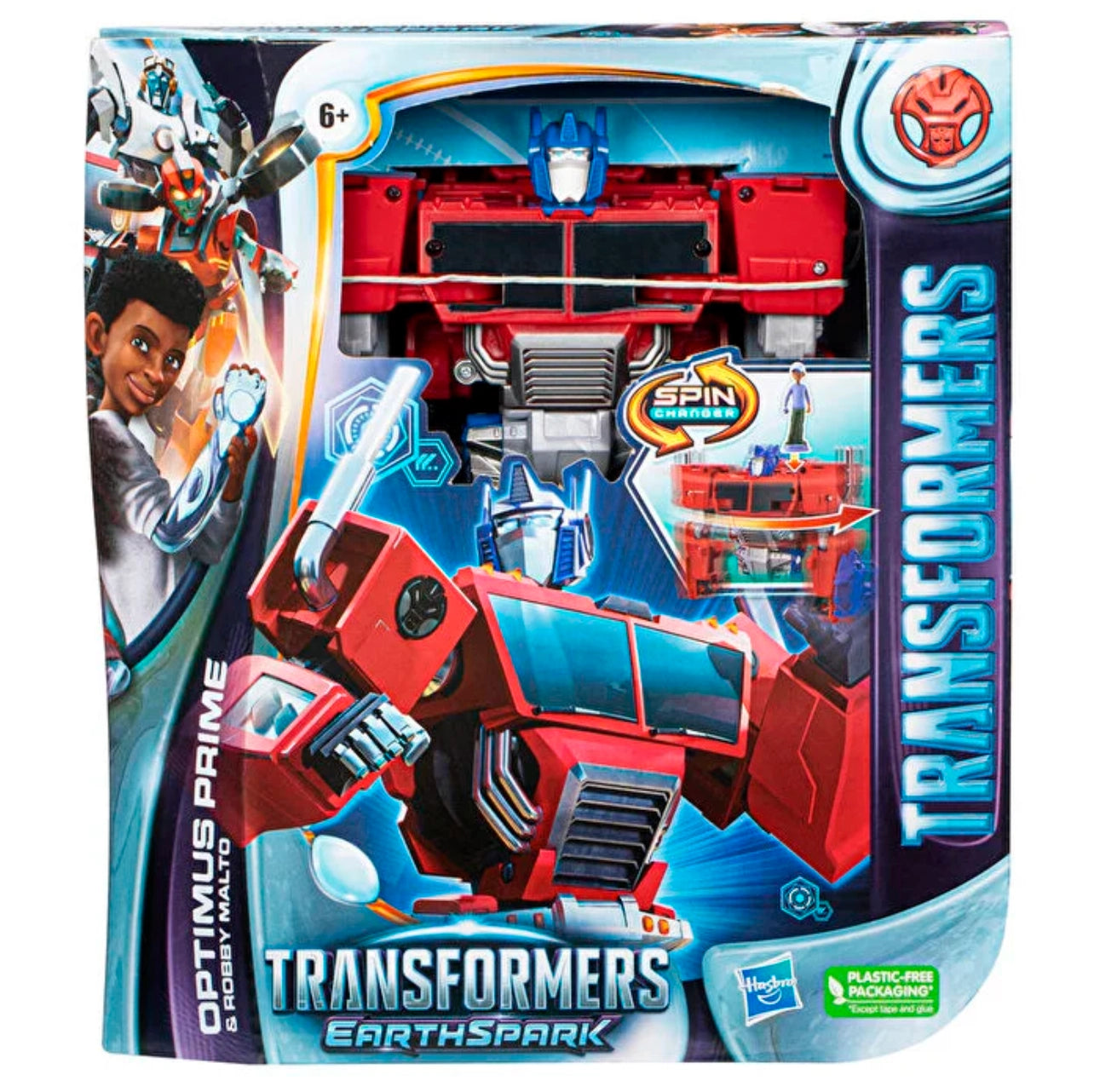 Transformers Earthspark Spinchanger Optimus Prime F7663 | Toysall