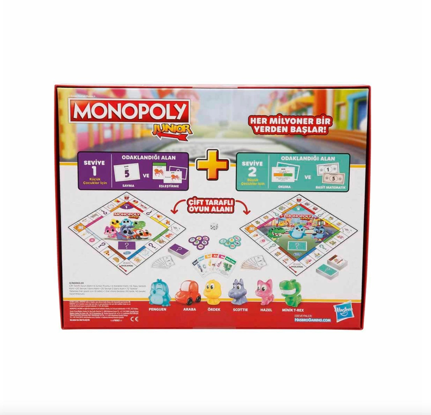 Monopoly Junior 2'si 1 Arada F8562 | Toysall