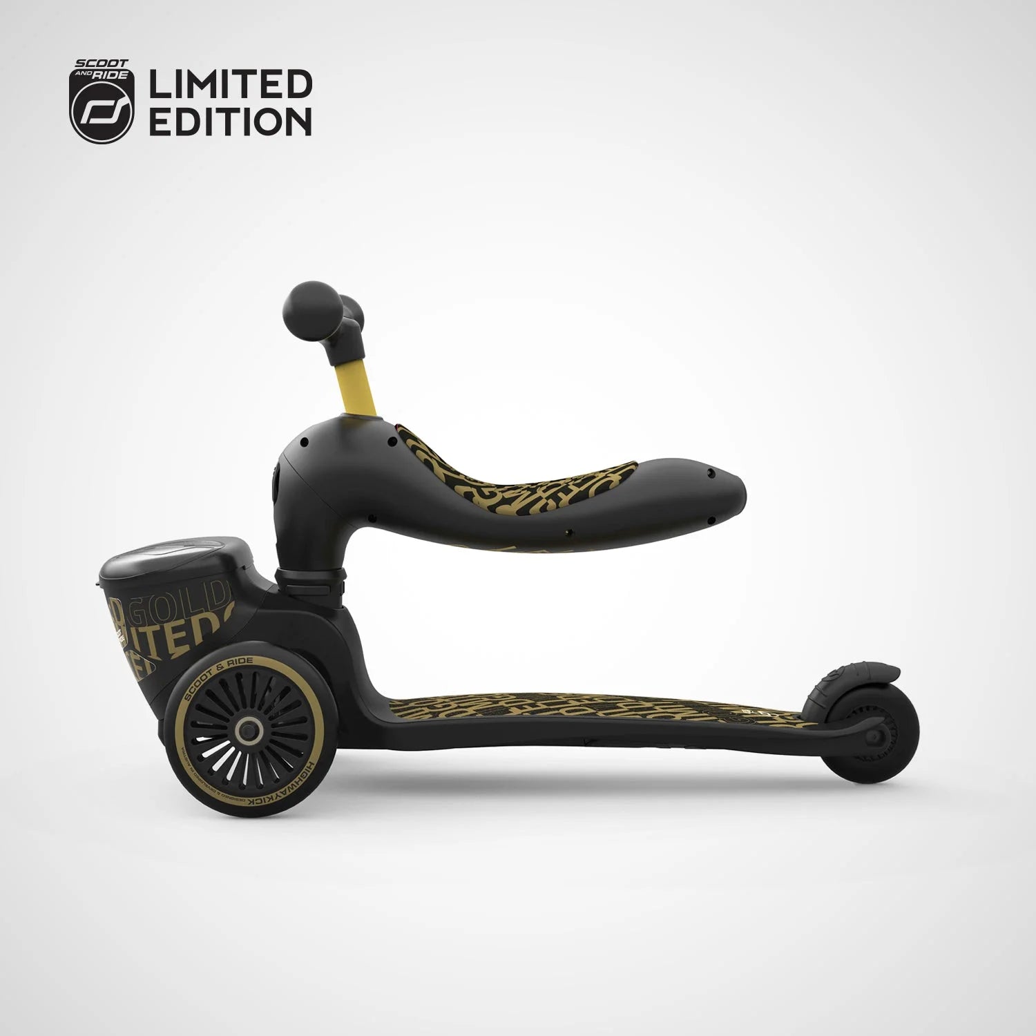 Scoot and Ride Highwaykick 1 Lifestyle Scooter  - Black Limited Edition 210621-96530 | Toysall