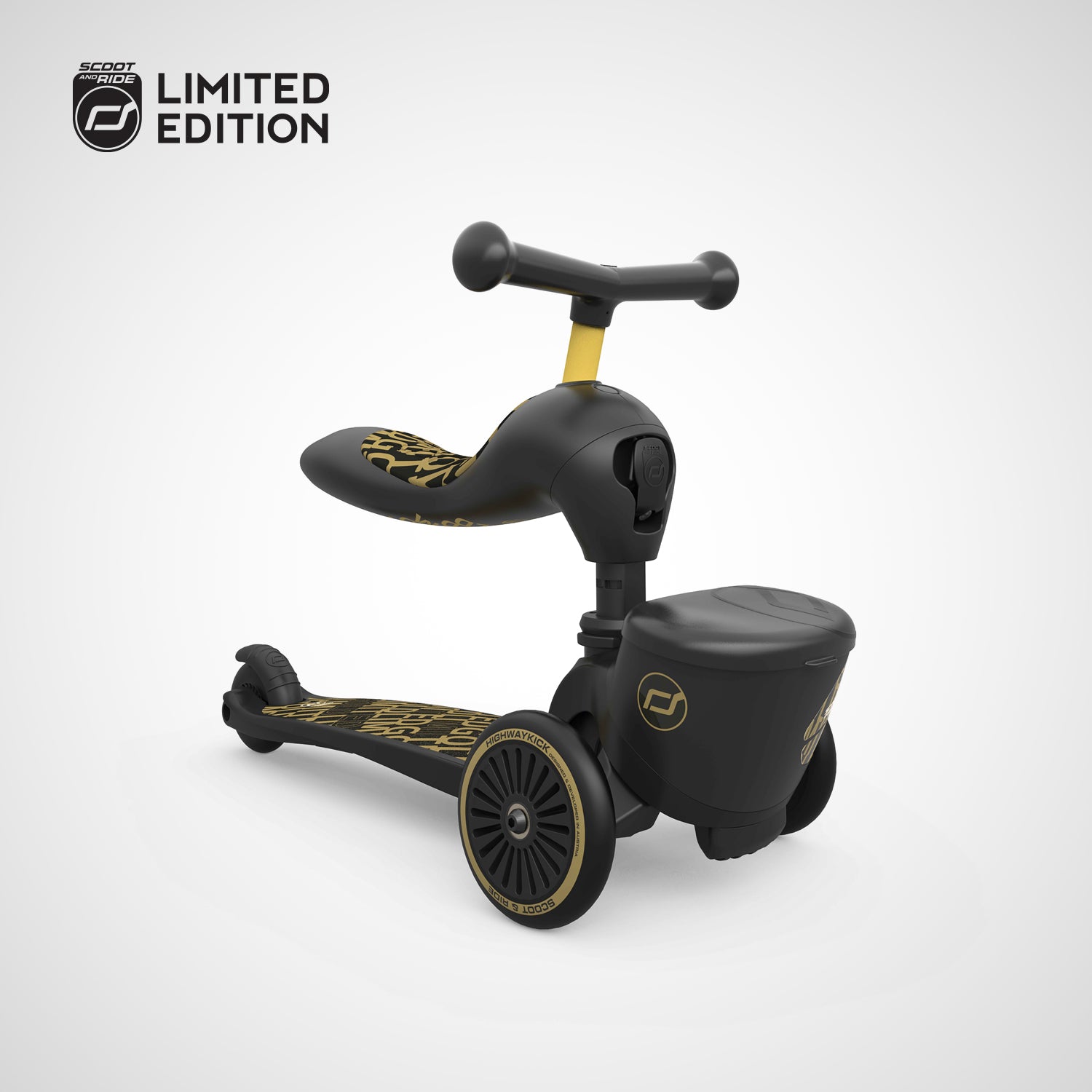 Scoot and Ride Highwaykick 1 Lifestyle Scooter  - Black Limited Edition 210621-96530 | Toysall
