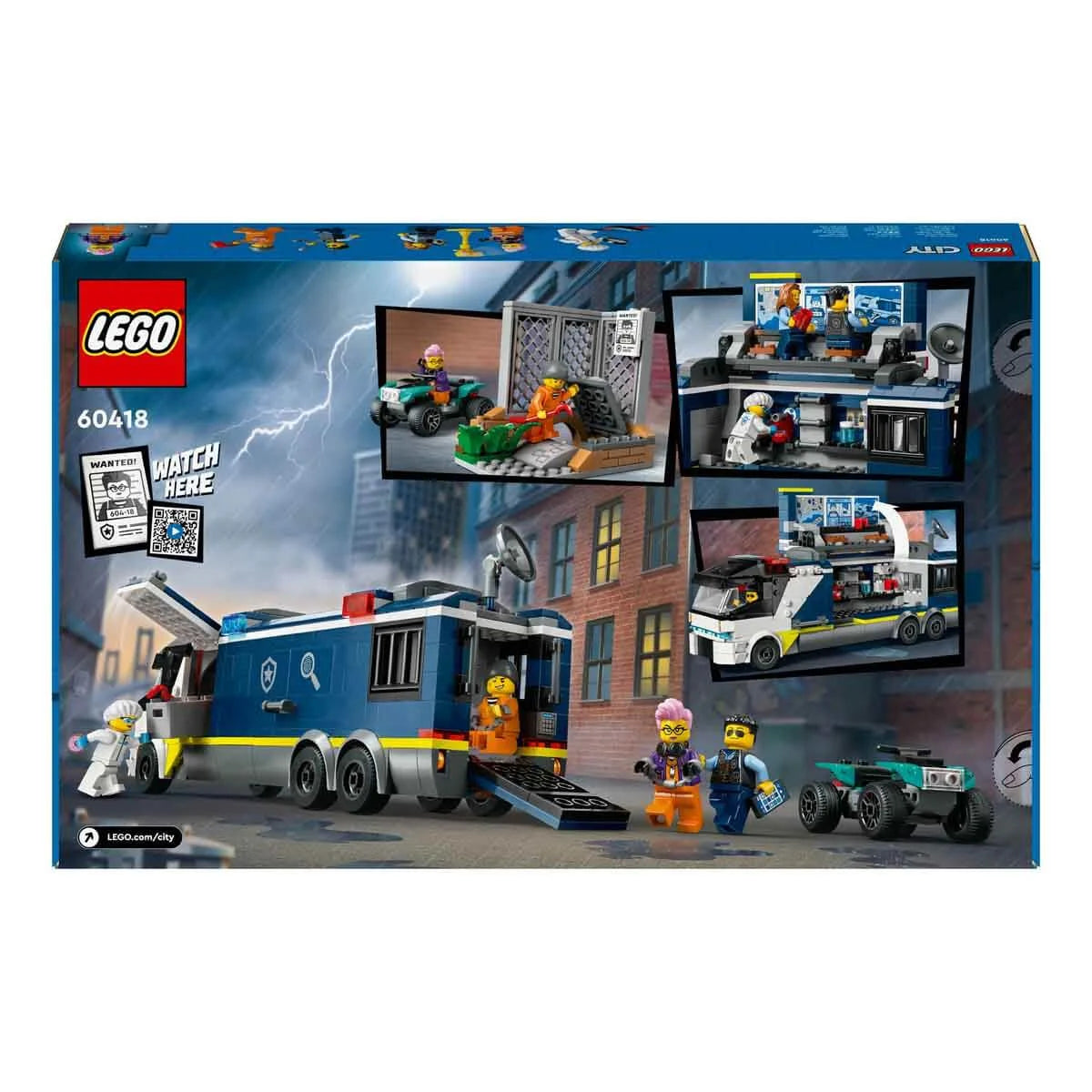 Lego City Polis Mobil Suç Laboratuvarı Kamyonu 60418 | Toysall