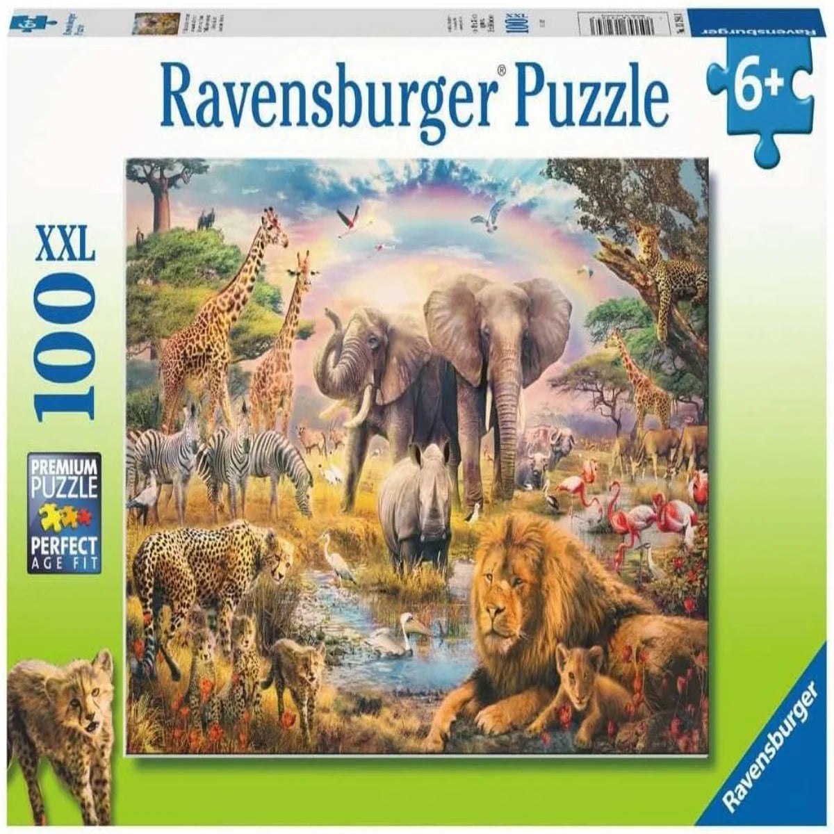 Ravensburger 100 Parça Puzzle Vahşi Hayvanlar 132843 | Toysall