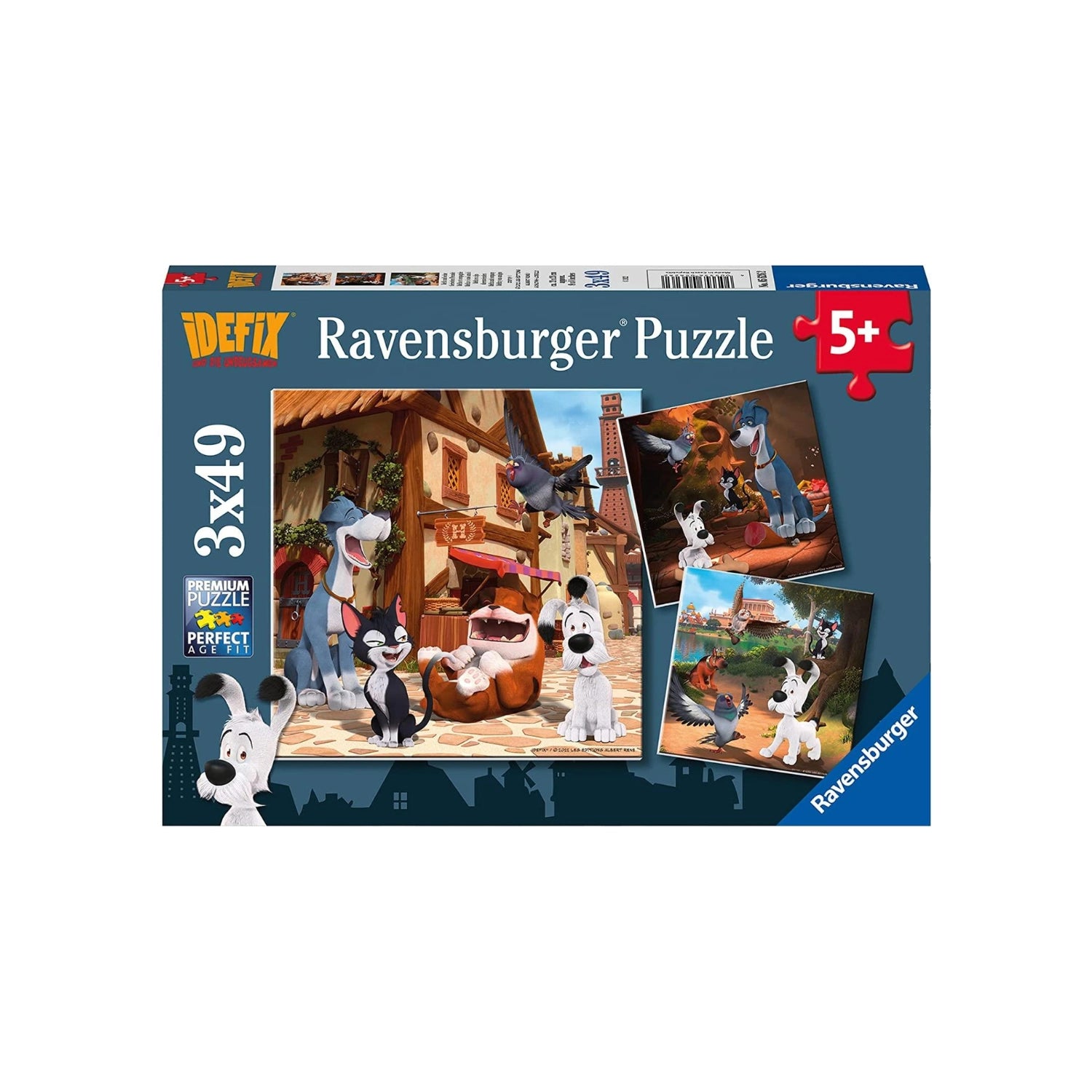 Ravensburger 3x49 Parça Puzzle Idefix 056262 | Toysall