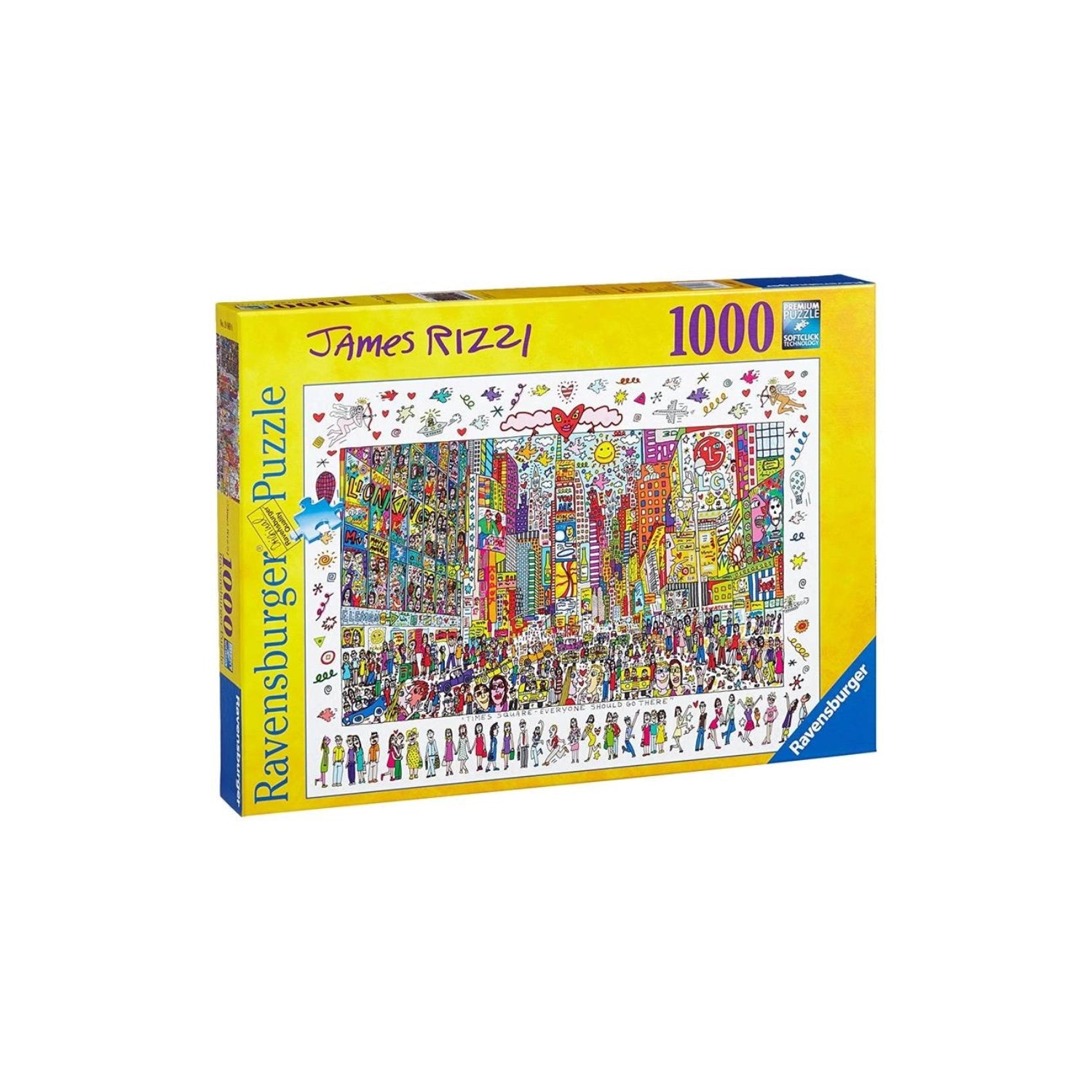 Ravensburger 1000 Parça Puzzle James Rizzi - Times Square 190690 | Toysall