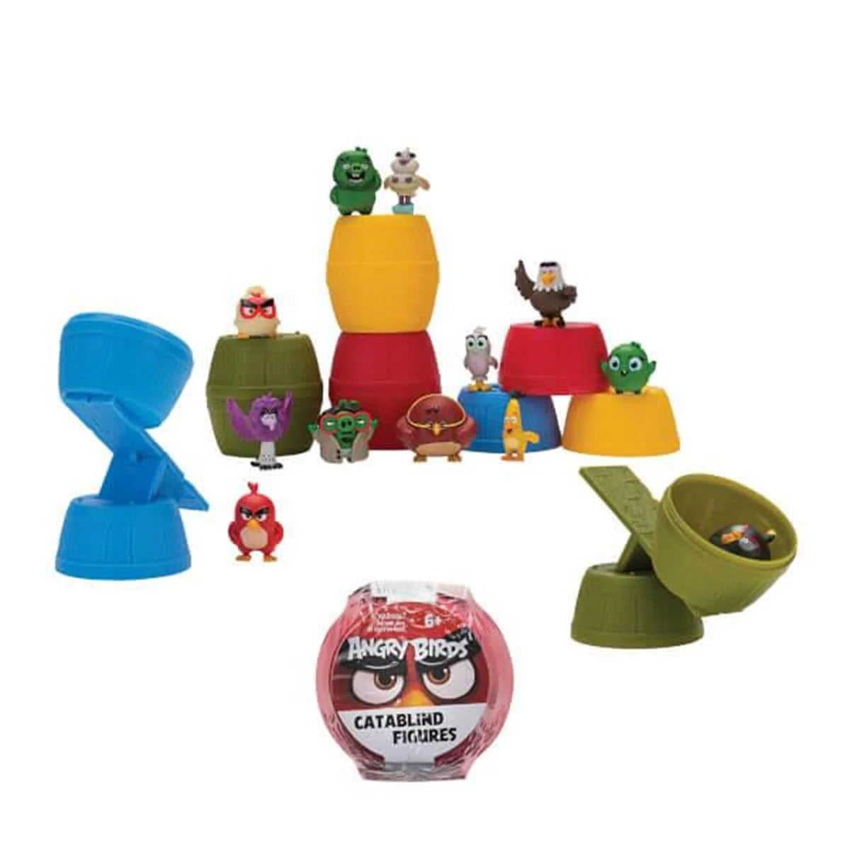 Angry Birds Mancınık Sürpriz Figür - Yeşil ANG01000 | Toysall