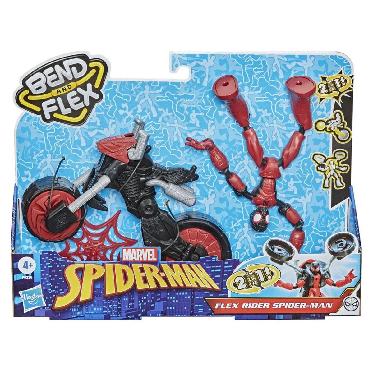 Avengers Bend-Flex Araç Ve Spider-Man F0236 | Toysall