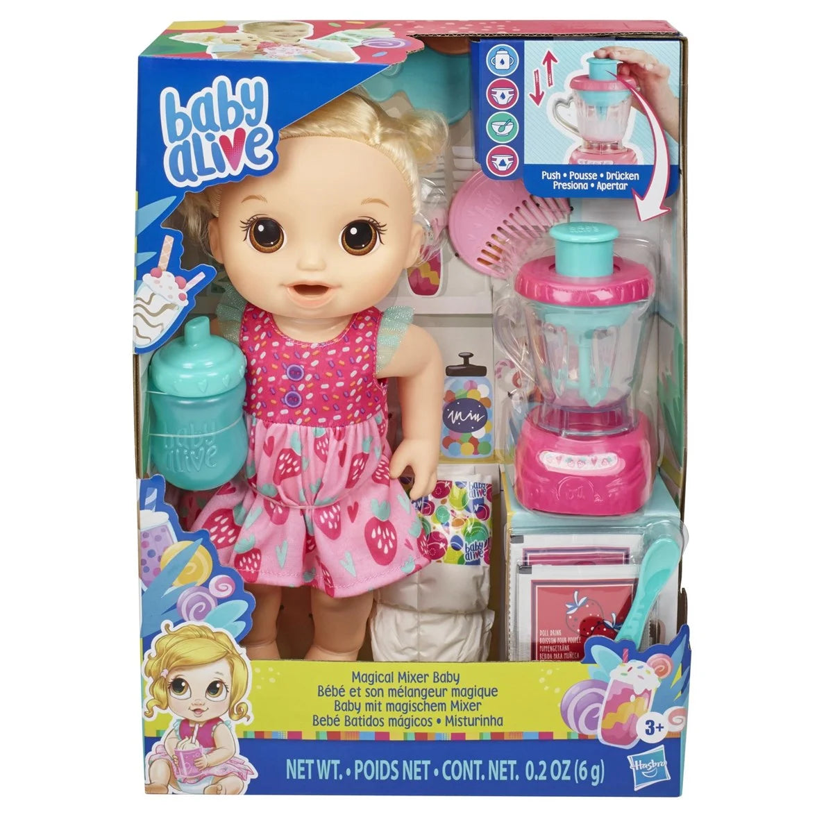 Baby Alive Bebeğim ve Sihirli Mikseri Sarışın E6943 | Toysall