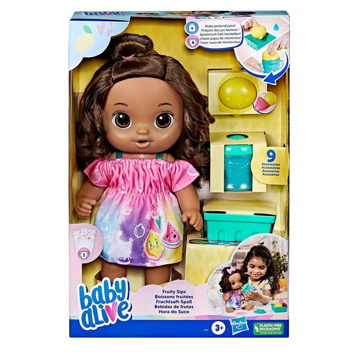 Baby Alive Bebeğimle Eğlenceli Yudumlar Esmer F7357 | Toysall