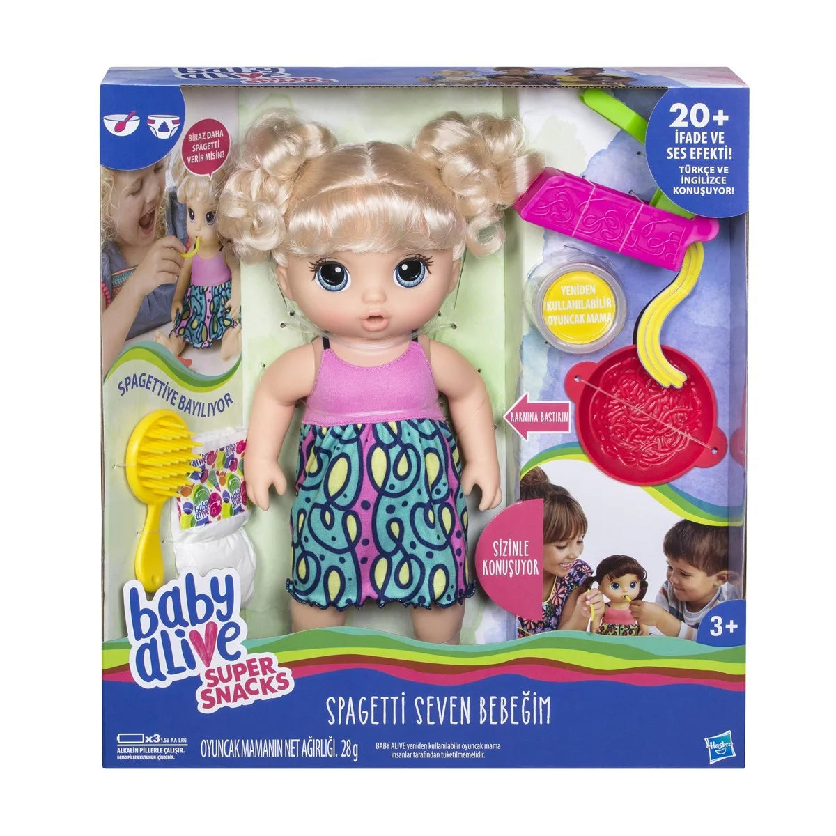 Baby Alive Spagetti Seven Bebeğim C0963 | Toysall