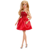 Barbie 80.Yıl Kırmızı Elbiseli Bebek JGD25