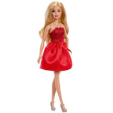 Barbie 80.Yıl Kırmızı Elbiseli Bebek JGD25