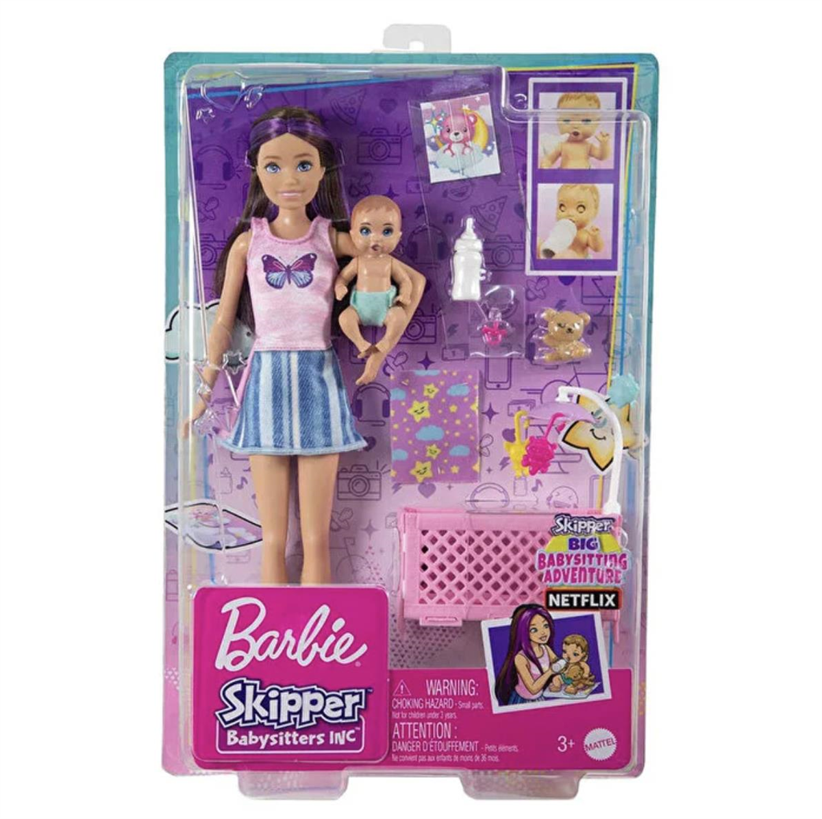 Barbie Bebek Bakıcısı Bebeği ve Aksesuarları Oyun Seti FHY97-HJY33 | Toysall