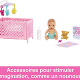 Barbie Bebek Bakıcısı Bebeği ve Aksesuarları Oyun Seti FHY97-HJY33