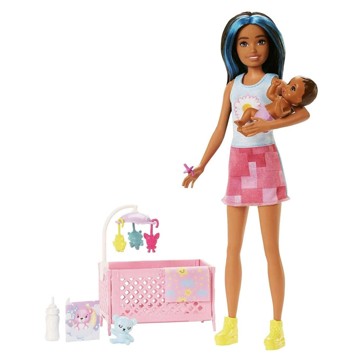 Barbie Bebek Bakıcısı Bebeği ve Aksesuarları Oyun Seti FHY97-HJY34 | Toysall