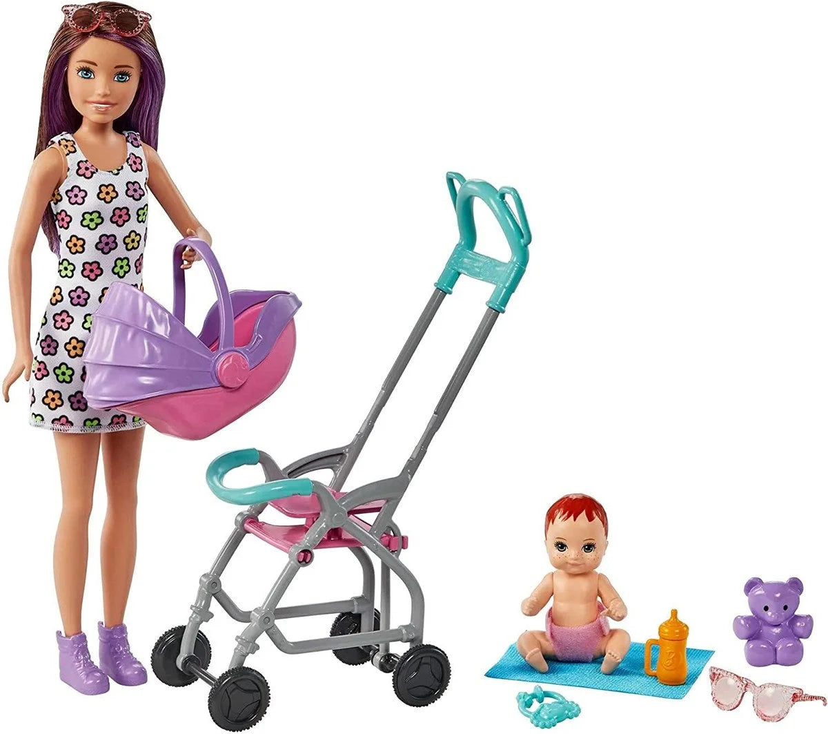 Barbie Bebek Bakıcısı Bebeği ve Aksesuarları Oyun Seti FHY97-GXT34 | Toysall