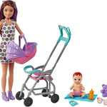 Barbie Bebek Bakıcısı Bebeği ve Aksesuarları Oyun Seti FHY97-GXT34 | Toysall