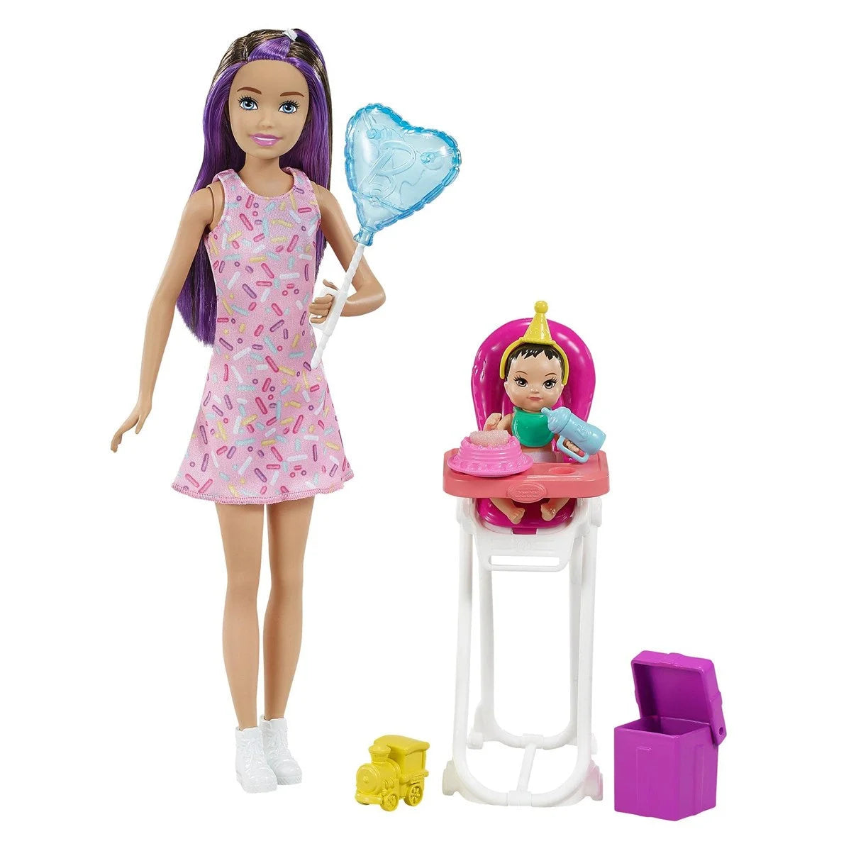 Barbie Bebek Bakıcısı Bebeği ve Aksesuarları Oyun Seti FHY97-GRP40 | Toysall