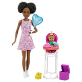 Barbie Bebek Bakıcısı Bebeği ve Aksesuarları Oyun Seti FHY97-GRP41 | Toysall