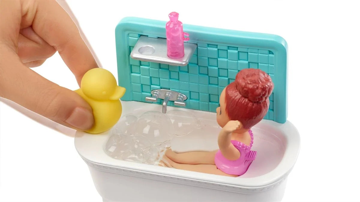 Barbie Bebek Bakıcısı Bebeği ve Aksesuarları Oyun Seti  FHY97-FXH05 | Toysall