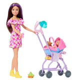 Barbie Bebek Bakıcısı Skipper Bebek Arabalı Oyun Seti JJB42