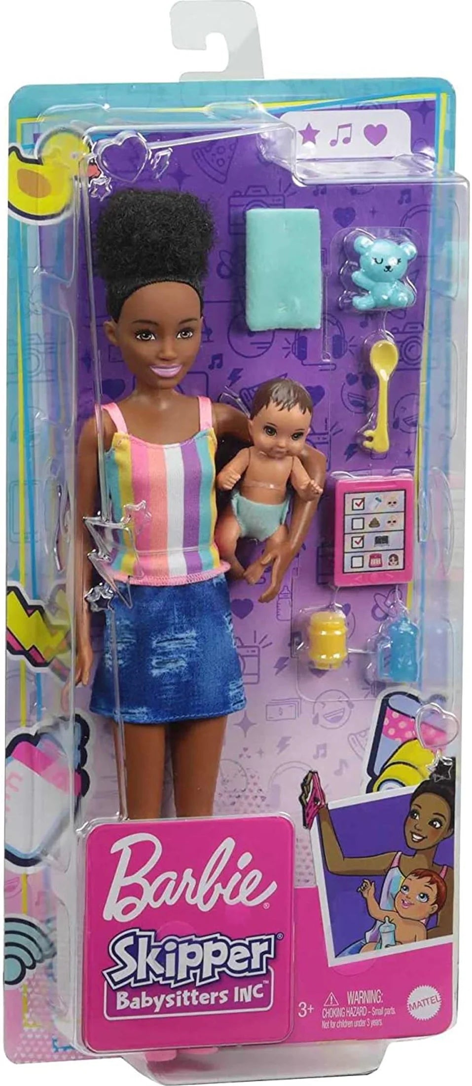 Barbie Bebek Bakıcısı Skipper Bebek Serisi GRP10-GRP12 | Toysall