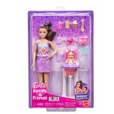 Barbie Bebek Bakıcısı Skipper Mama Sandalyeli Oyun Seti JJB44